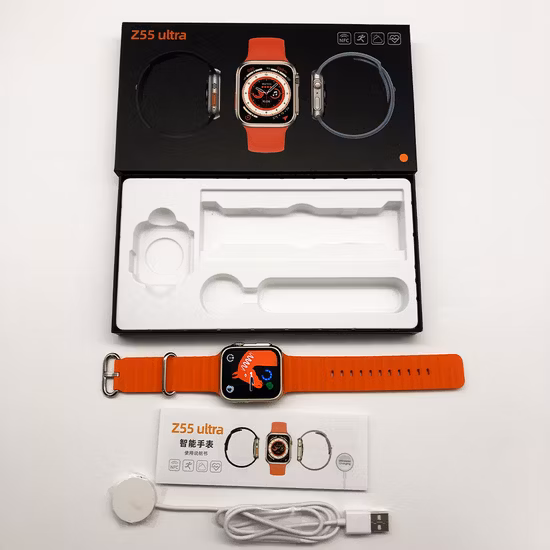 Z55 Ultra Smart Watch 2,05 pouces écran rotatif double boutons série 8 S8 Iwo Smartwatch Z55ultra Reloj Inteligente Smart Watch