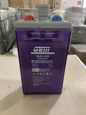 Batterie GEM I GzS Series Batteries humides de haute qualité OPzS 2V 1000Ah