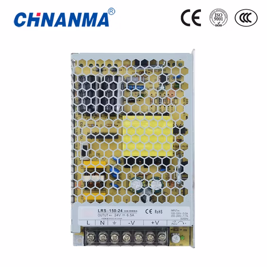 Lrs-150 Series 150W Alimentation à découpage 12V 15V 24V 36V 48V 5A 10A CCTV Alimentations