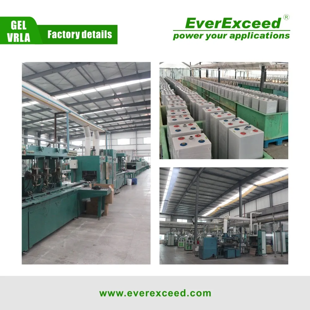 Série Opzv batterie solaire plaque tubulaire à cycle profond Gel batterie plomb-acide 12V 100ah