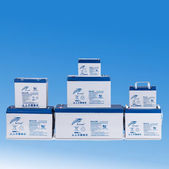 Batterie au plomb scellée pour système de stockage solaire Home System Gel Opzv Series Ritar Batterie rechargeable 12V 150ah